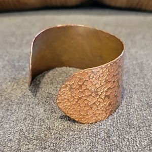 Vintage hammered copper cuff